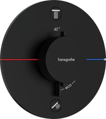 Vaňová batéria Hansgrohe ShowerSelect Comfort S bez podomietkového telesa matná čierna 15556670