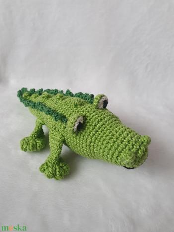Horgolt krokodil