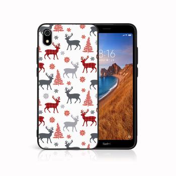 MY ART Kryt s vianočným dizajnom Xiaomi Redmi 7A DEER (068)