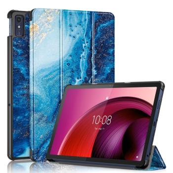 ART Zaklápacie puzdro pre Lenovo Tab M10 5G BLUE MARBLE