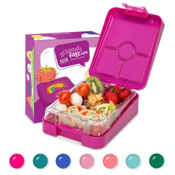 Klarstein, schmatzfatz easy, snack box, 4 priehradky, 18 x 15 x 5 cm