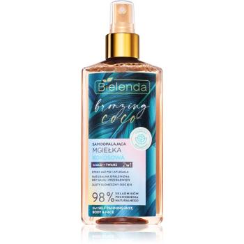 Bielenda Bronzing Coco samoopaľovacia hmla na tvár a telo 150 ml