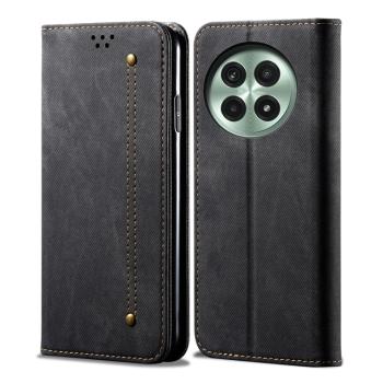 DENIM Peňaženkový kryt pre OnePlus 13 5G čierny