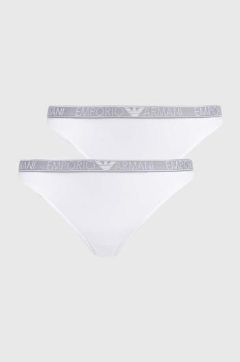 Tangá Emporio Armani Underwear 2-pak biela farba, 163333 4R223