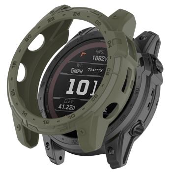 TPU HALF COVER Obal pre Garmin Enduro 2 / Tactix 7 tmavozelený