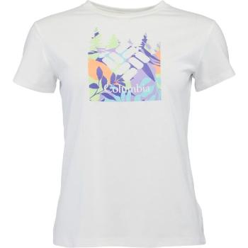 Columbia SUN TREK SS GRAPHIC TEE Női póló, fehér, méret