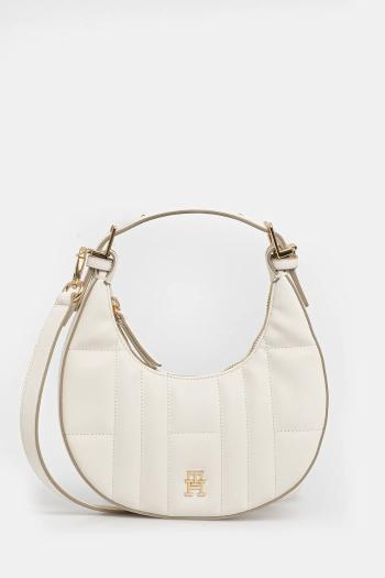 Kabelka Tommy Hilfiger béžová farba, AW0AW17635