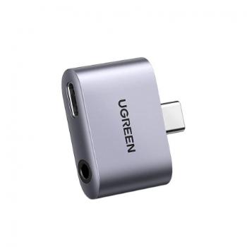 Ugreen CM231 adaptér USB-C / 3.5mm mini jack, šedý (70311)