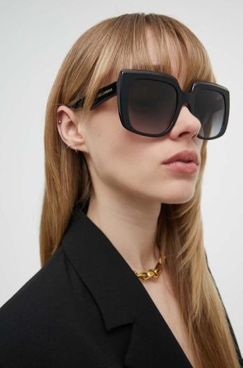 Slnečné okuliare Dolce & Gabbana dámske, čierna farba, 0DG4414,