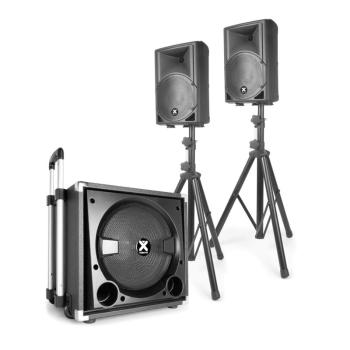 Vonyx VX840BT 2.1, set aktívnych reproduktorov, 15" subwoofer, 2x8" reproduktor, max 900W