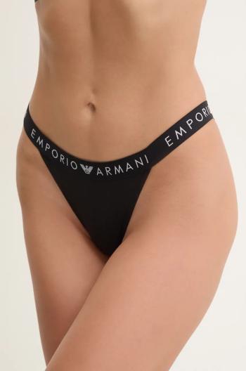 Brazílske nohavičky Emporio Armani Underwear čierna farba, 164867 4F227