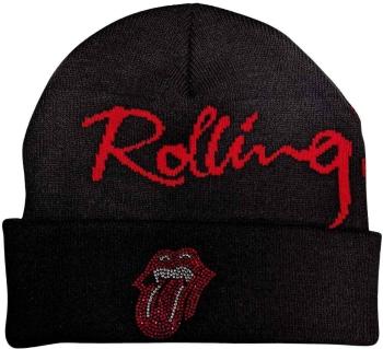 The Rolling Stones Čiapka Embellished Classic Tongue Black