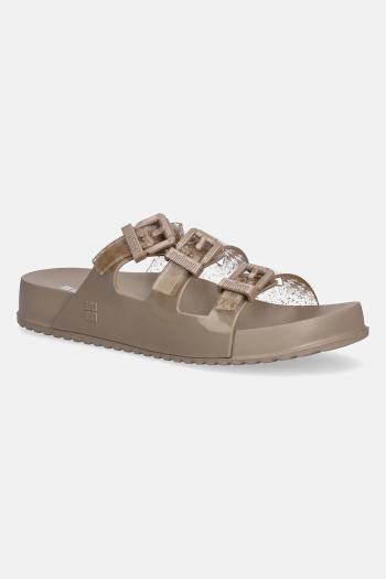 Šľapky Melissa MELISSA COZY STRIPES AD dámske, béžová farba, M 35943 BC940