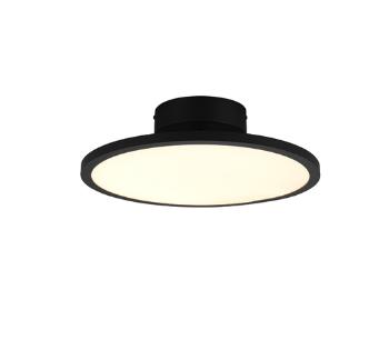 LED stropné osvetlenie Trio Tray čierna 640910132