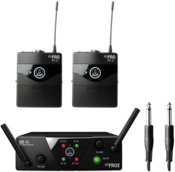 AKG WMS40 Mini2 Instrumental Dual Bezdrôtový systém US25B: 537.900MHz + US25D: 540.400MHz