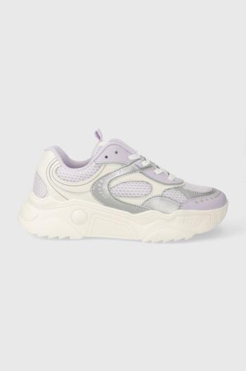 Tenisky Tommy Jeans TJW CHUNKY RUNNER fialová farba, EN0EN02492