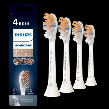 PHILIPS SONICARE Premium All-in-One HX9094/10 náhradné hlavice, biela 4 ks