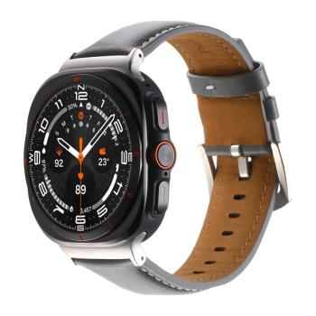 LEATHER Kožený remienok pre Samsung Galaxy Watch Ultra 47mm šedý