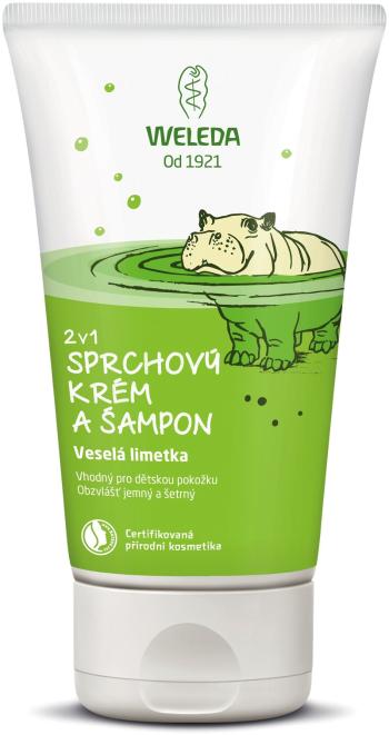 Gyerek tusfürdő WELEDA lime 2 az 1-ben tusfürdő és sampon, 150 ml