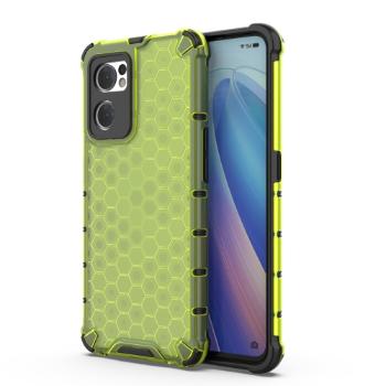 HONEYCOMB Ochranný kryt Oppo Reno7 5G zelený