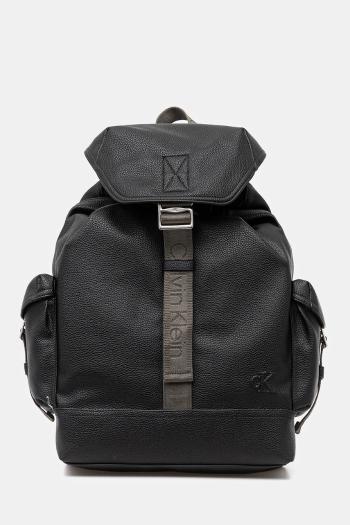 Ruksak Calvin Klein Jeans pánsky, čierna farba, veľký, jednofarebný, LV04G3077G