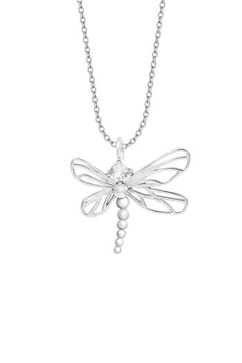 Postriebrený náhrdelník Lilou Dragonfly A03/MARKET/ANS/219