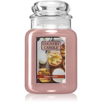 Country Candle Sweet Peach vonná sviečka 680 g