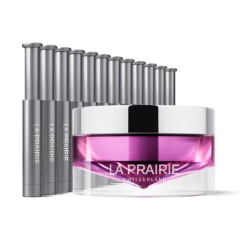 La Prairie Nočná dvojfázová starostlivosť pre obnovu pleťových buniek Platinum Rare (Haute-Rejuvenation Mask) 20 ml + 12 x 0,7 ml