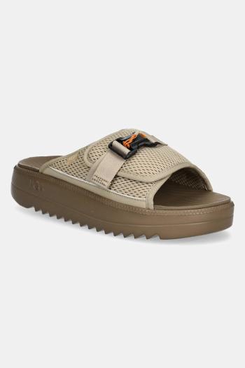 Šľapky UGG Maxxer Slide 2.0 pánske, béžová farba, 1167871-MDSD