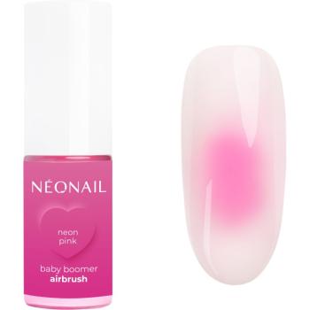 NEONAIL Baby Boomer Airbrush farebný púder na nechty odtieň Neon Pink 5 g