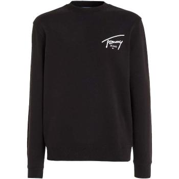 Tommy Jeans  Signature Logo Graphic Sweatshirt Black  Mikiny Čierna