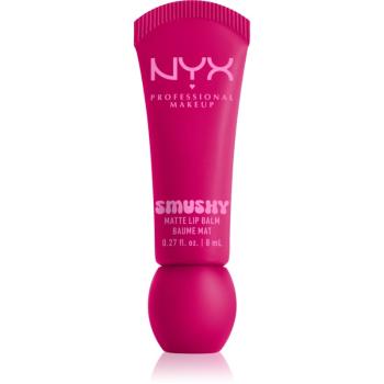 NYX Professional Makeup Smushy Matte Lip Balm ajakbalzsam matt hatással árnyalat She's Serving 8 ml
