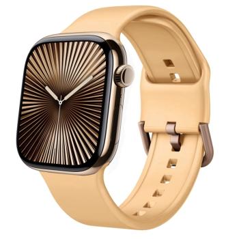 SILICONE Vymeniteľný remienok pre Apple Watch 10 42mm oranžový