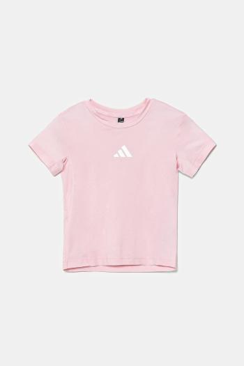 Detské tričko adidas ružová farba, JC7673