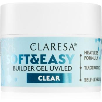 Claresa Soft&Easy Builder Gel podkladový gél na nechty odtieň Clear 45 g