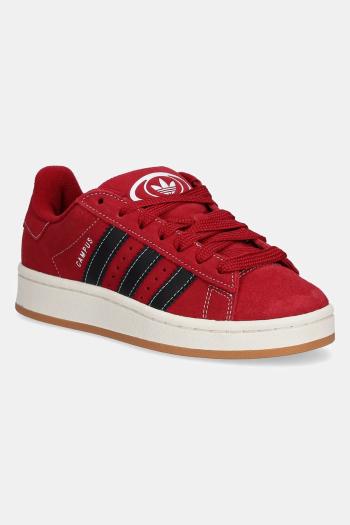 Detské semišové tenisky adidas Originals CAMPUS 00s bordová farba, JP7616