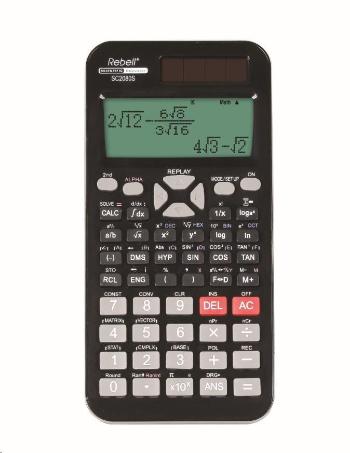 REBELL kalkulačka - SC2080S - čierna