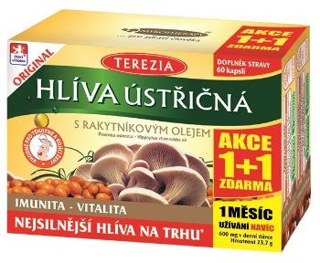 TEREZIA Hliva ustricovitá s rakytníkovým olejom akcia 1+1 2 x 60 kapsúl