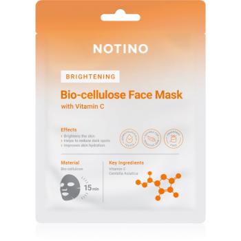 Notino Brightening Bio-Cellulose Face Mask with Vitamin C rozjasňujúca plátienková maska 25 g
