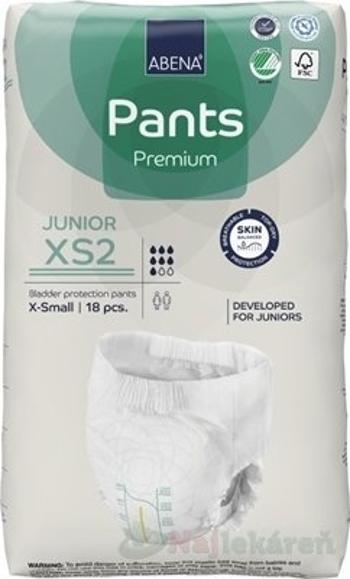 ABENA Pants Premium JUNIOR, navliekacie nohavičky (veľ. XS2), 18ks