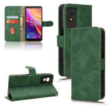 SKIN FLIP Peňaženkové puzdro pre TCL 501 zelené