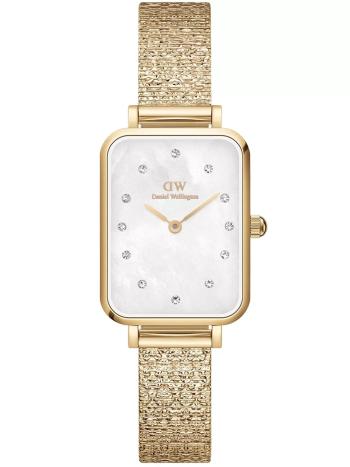 DÁMSKE HODINKY DANIEL WELLINGTON Quadro Lumine lisovaný klavír 20mm DW00100582 + BOX (zw519a)