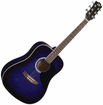 Eko guitars Ranger 6 EQ Blue Sunburst Elektroakustická gitara Dreadnought