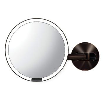 Simplehuman Kozmetické zrkadlo na stenu so sensorom Dark Bronze