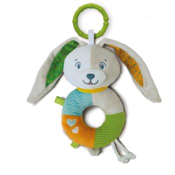 Clementoni Baby Lovely Soft Bunny Rattle hrkálka 1 ks