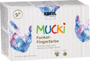 Kreul 2319 Sada prstových farieb 6 x 150 ml