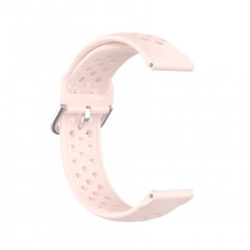 BStrap Silicone Dots remienok na Garmin Vivoactive 4s, sand pink (SGA007C05)