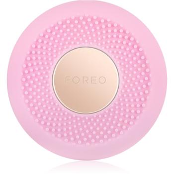FOREO UFO™ Mini sonický prístroj pre urýchlenie účinku pleťovej masky cestovné balenie Pearl Pink 1 ks
