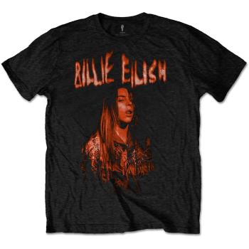 Billie Eilish tričko Spooky Logo Čierna M