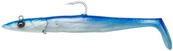 Savage gear gumová nástraha sandeel v2 sinking blue pearl silver 2+1 - 18 cm 86 g